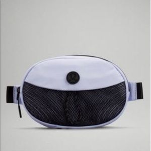 Lululemon Take It On Belt Bag in Pastel Blue/Black